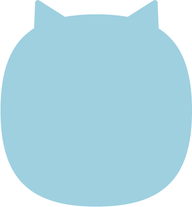 猫の顔の形のアイコン
